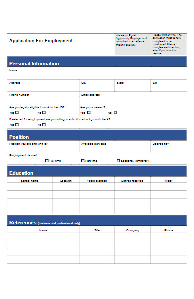 FREE 50+ Work Forms in PDF | MS Word