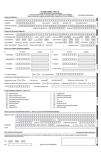 medical claim form