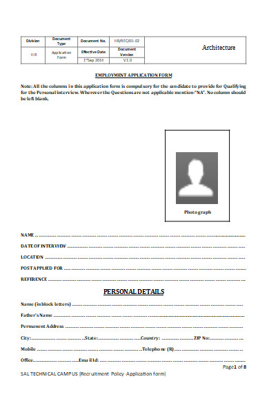FREE 50+ Job Forms Download – How to Create Guide, Tips