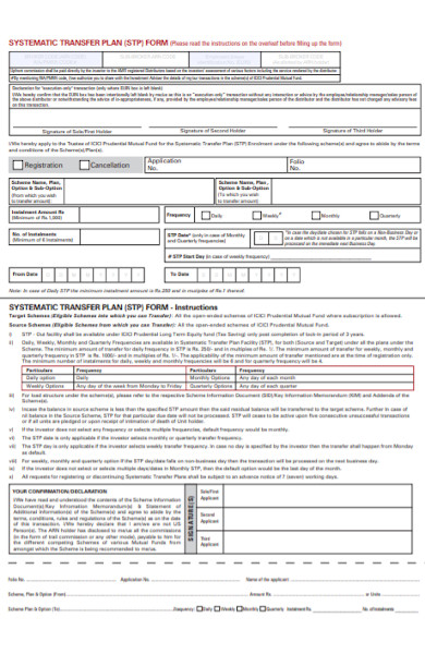 systematic transfer plan form
