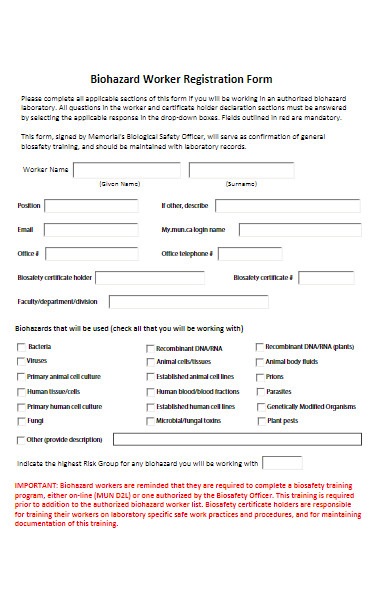 worker registration form example