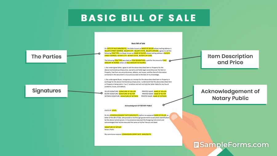 basic bill of sale