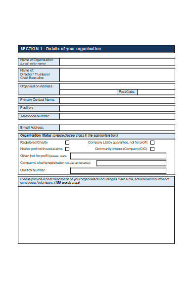 community learning fund application form