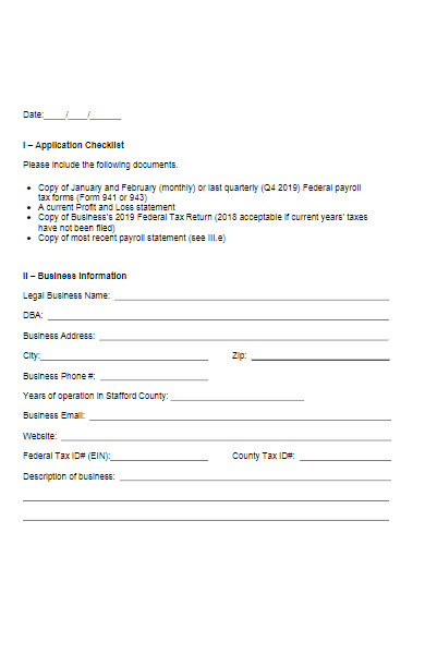 coronavirus covid 19 disaster assistance application form
