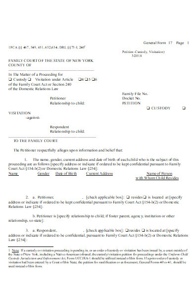 FREE 35 Custody Forms Download How To Create Guide Tips FREE 35 Custody Forms Download How To Create Guide Tips