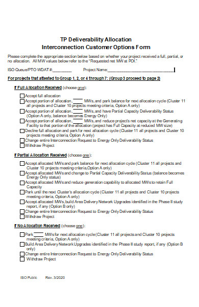 FREE 50+ Option Forms in PDF | MS Word | MS Excel