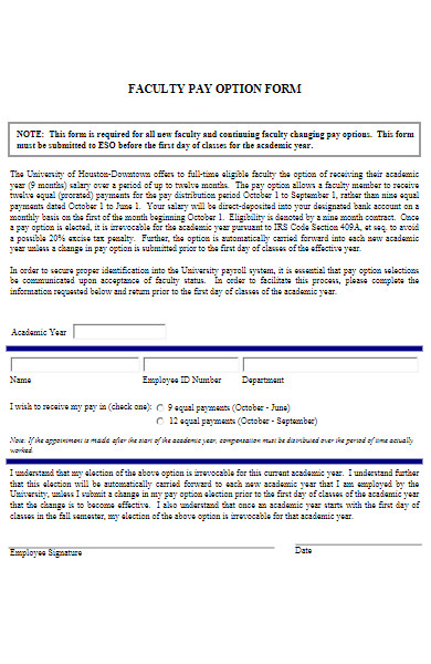 FREE 50+ Option Forms in PDF | MS Word | MS Excel
