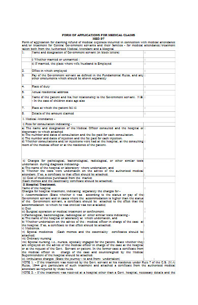FREE 50+ Hospital Forms in PDF | MS Word | MS Excel
