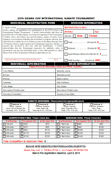 individual registration form in doc