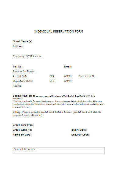 FREE 50+ Individual Forms Download – How to Create Guide, Tips
