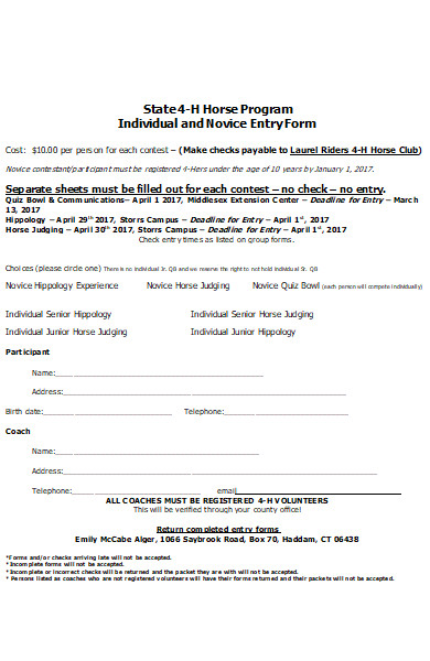 FREE 50+ Individual Forms Download – How to Create Guide, Tips