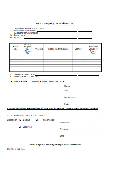 FREE 50+ Property Forms in PDF | MS Word | MS Excel