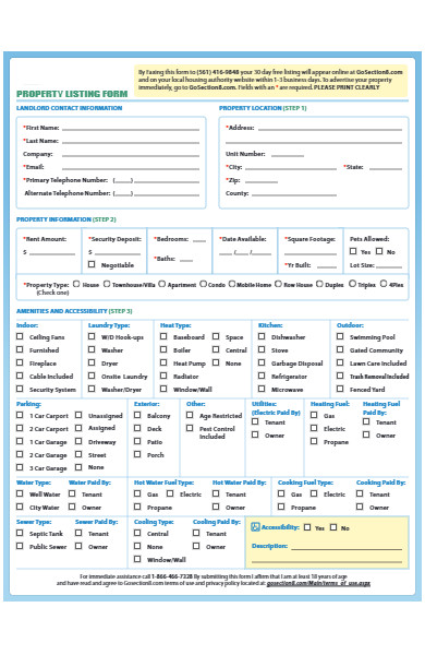 FREE 50+ Property Forms in PDF | MS Word | MS Excel