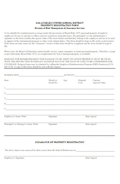 FREE 50+ Property Forms in PDF | MS Word | MS Excel