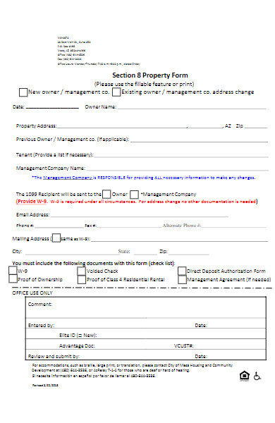 FREE 50+ Property Forms in PDF | MS Word | MS Excel