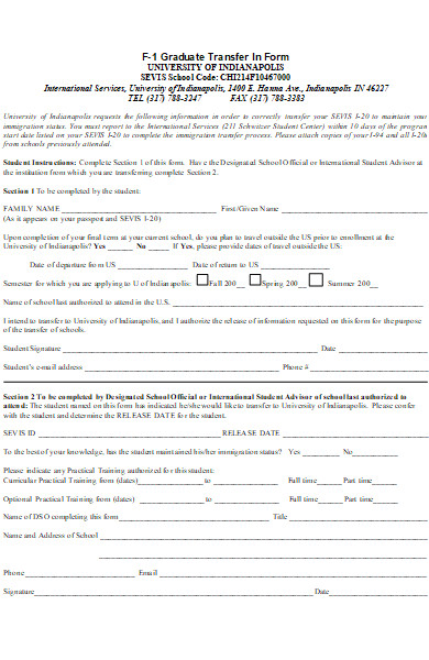 Graduty Transfer Form FREE 50+ University Forms in PDF | MS Word | MS Excel