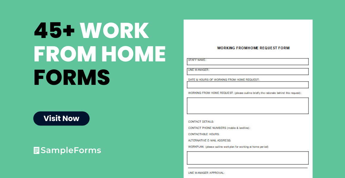 work from home form