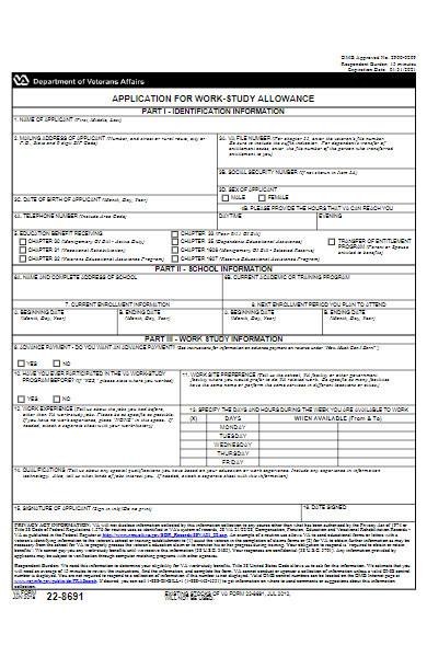 application form for study allowance