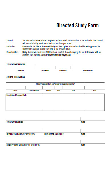 FREE 50+ Study Forms Download – How to Create Guide, Tips