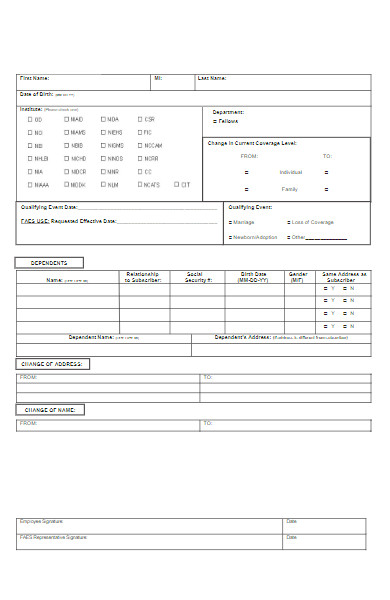 foundation employer address change form