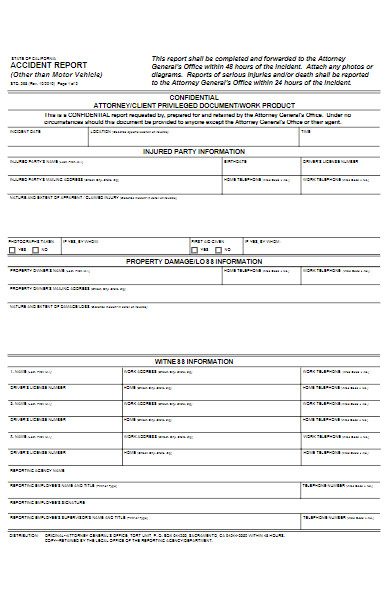 FREE 35+ Employee Accident Report Forms in PDF