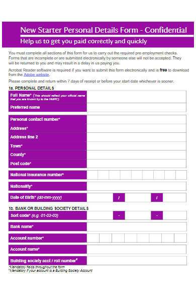 FREE 20+ New Employee Details Forms Download – How to Create Guide, Tips