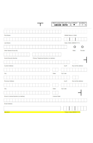 consumer report background check consent form