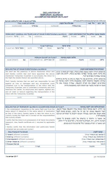 FREE 25+ Guardian Declaration Forms Download – How to Create Guide, Tips