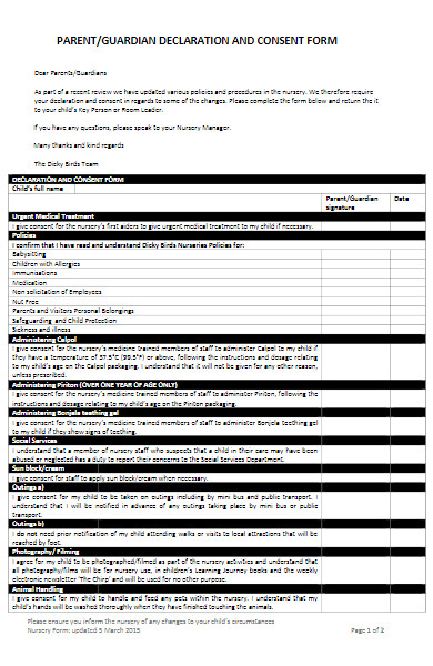 FREE 25+ Guardian Declaration Forms Download – How to Create Guide, Tips