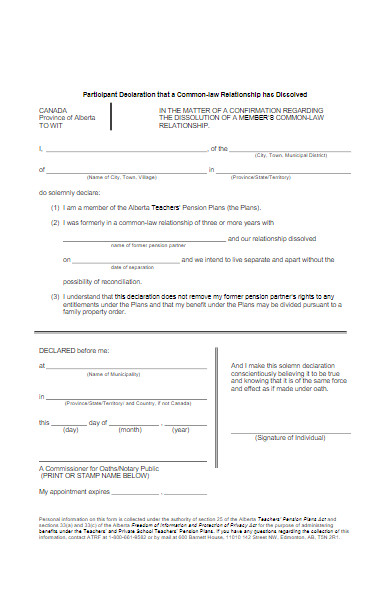 staff participant declaration form