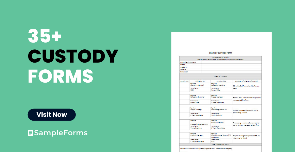 custody form