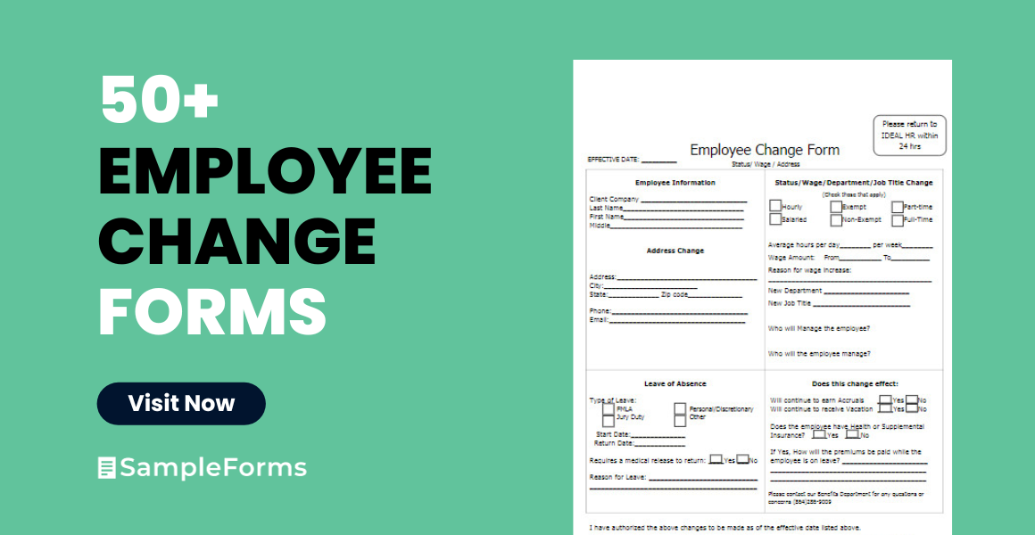employee change form