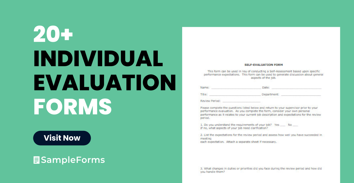 individual evaluation form