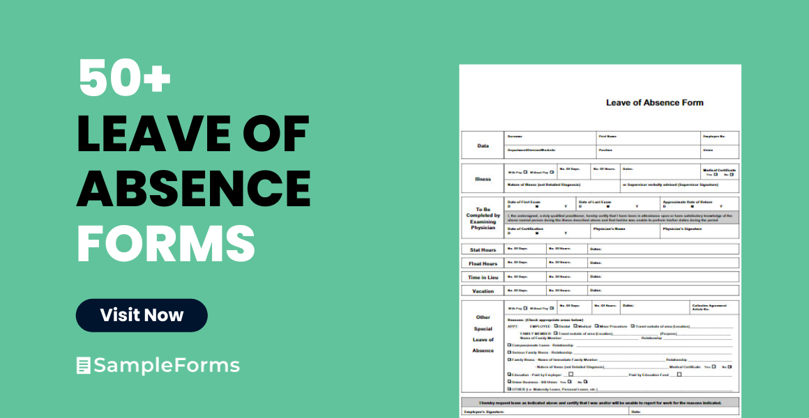 leave of absence form