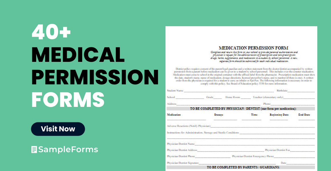 medical permission form