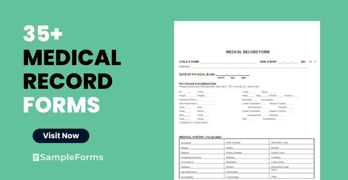 medical record form