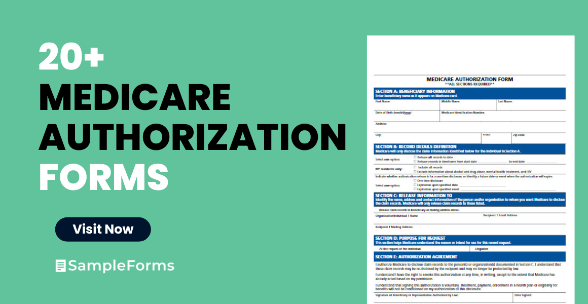 medicare authorization form