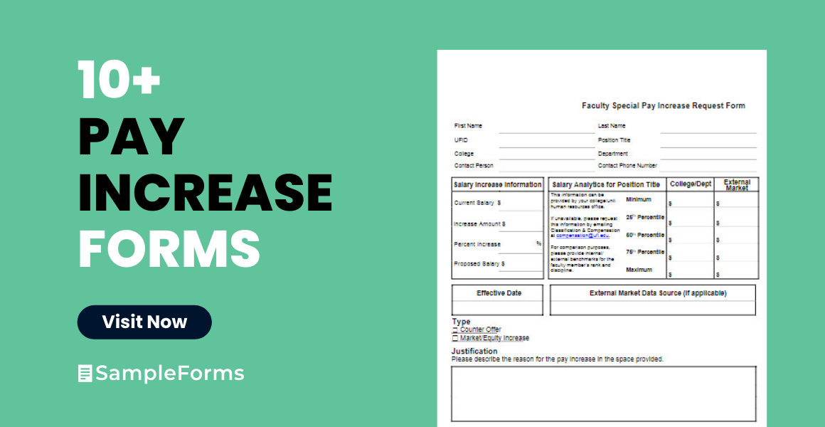 pay increase form