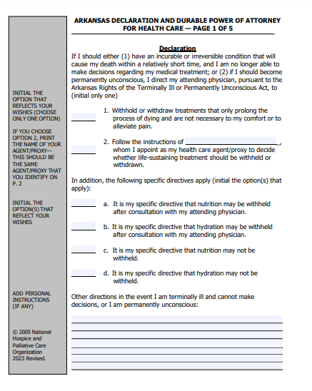 10+ Free Arkansas (AR) Power of Attorney Form Download – How to Create ...