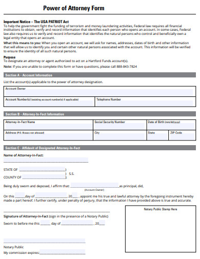 farmers insurance power of attorney form