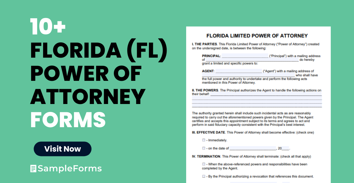 florida fl power of attorney form