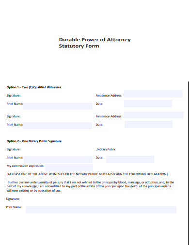 general durable lasting power of attorney form