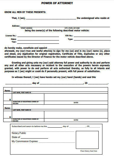 hawaii printable power of attorney form