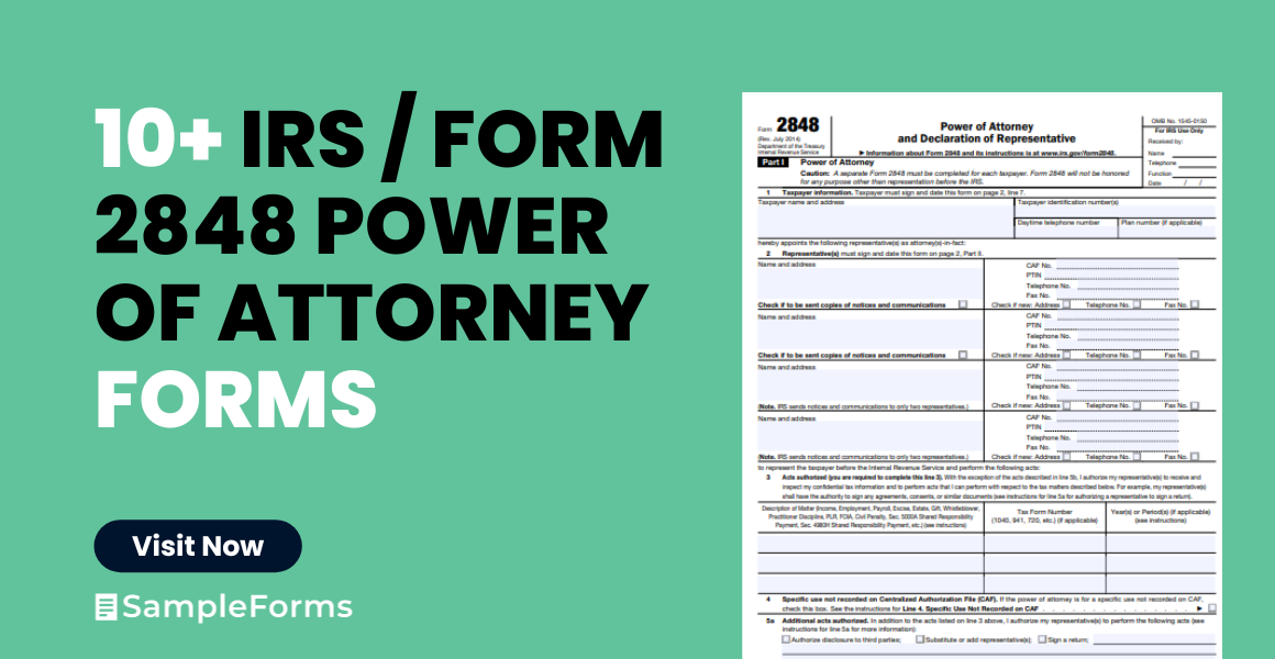 irs form  power of attorney forms