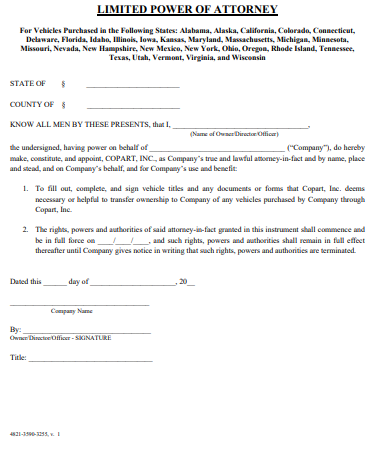 massachusetts limited power of attorney form