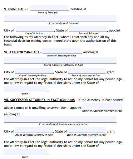 mississippi simple power of attorney form