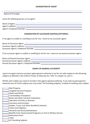 10+ Free Montana (MT) Power of Attorney Form Download – How to Create ...