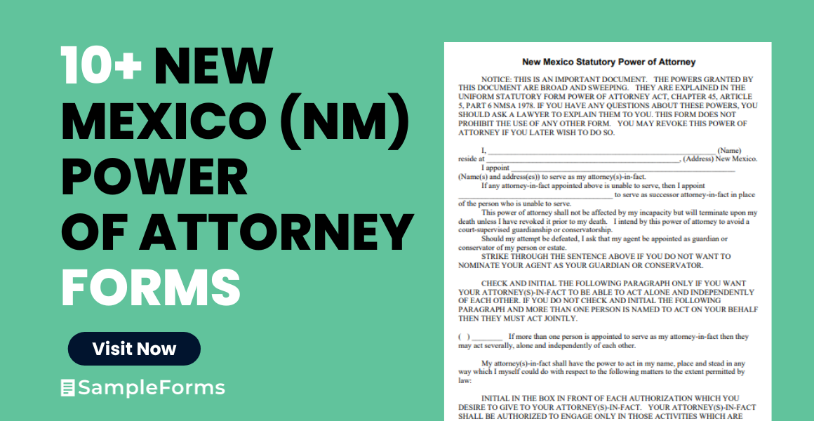 new mexico nm power of attorney forms