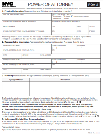 10+ Free New York (NY) Power of Attorney Form Download – How to Create ...