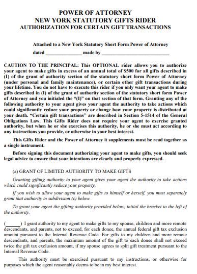 Ny Power Of Attorney Requirements – QKWD
